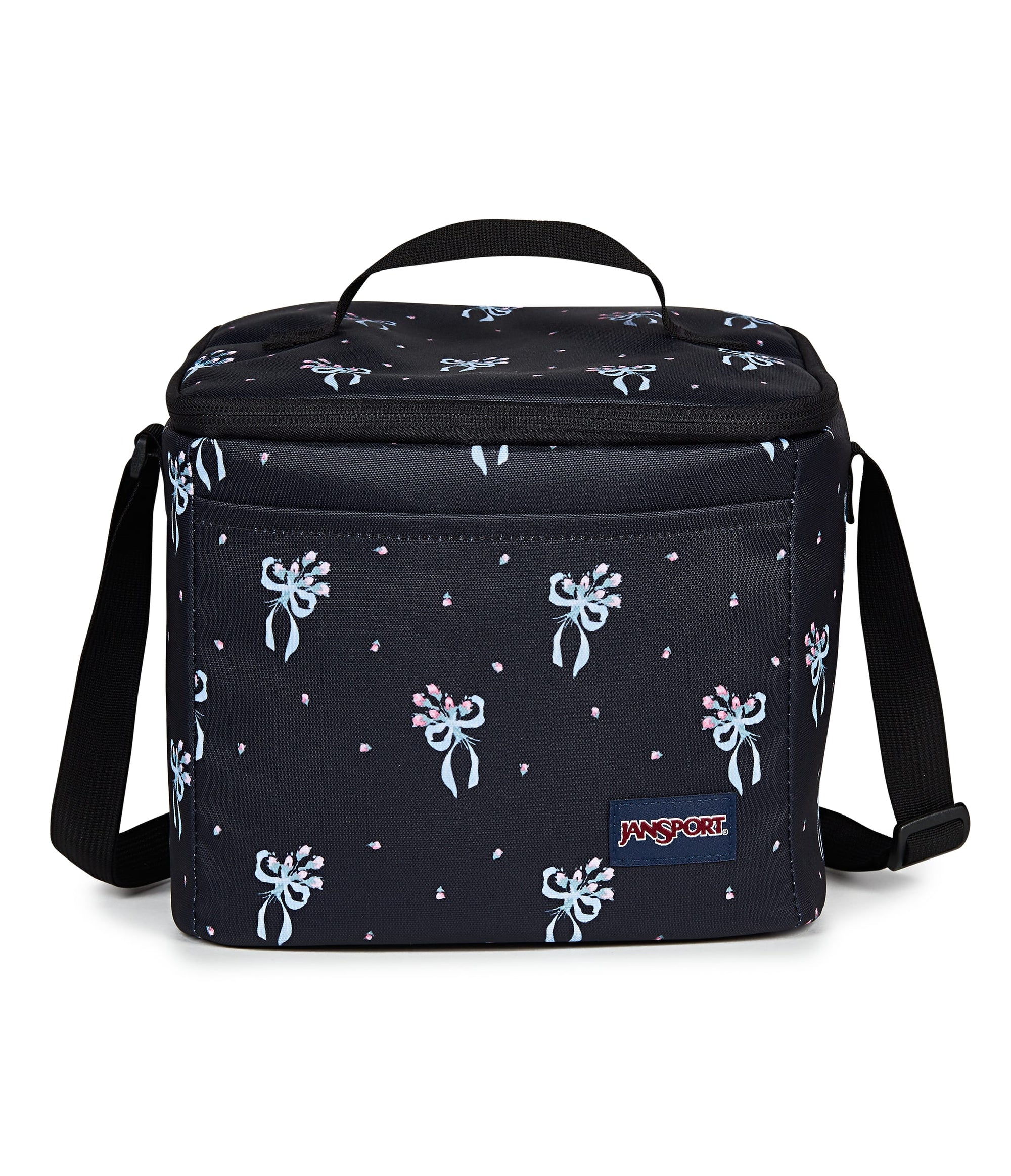 Jansport Lunch Bag Pastel Petals Black JanSport Super Snack Lunch Bag - Pastel Petals Black