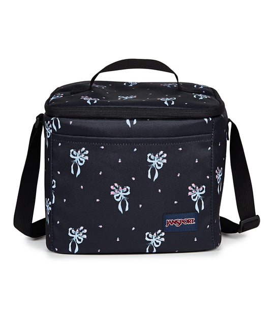 Jansport Lunch Bag Pastel Petals Black JanSport Super Snack Lunch Bag - Pastel Petals Black