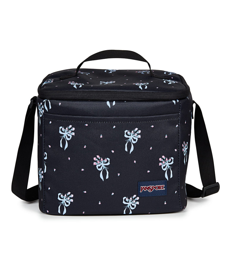 Jansport Lunch Bag Pastel Petals Black JanSport Super Snack Lunch Bag - Pastel Petals Black