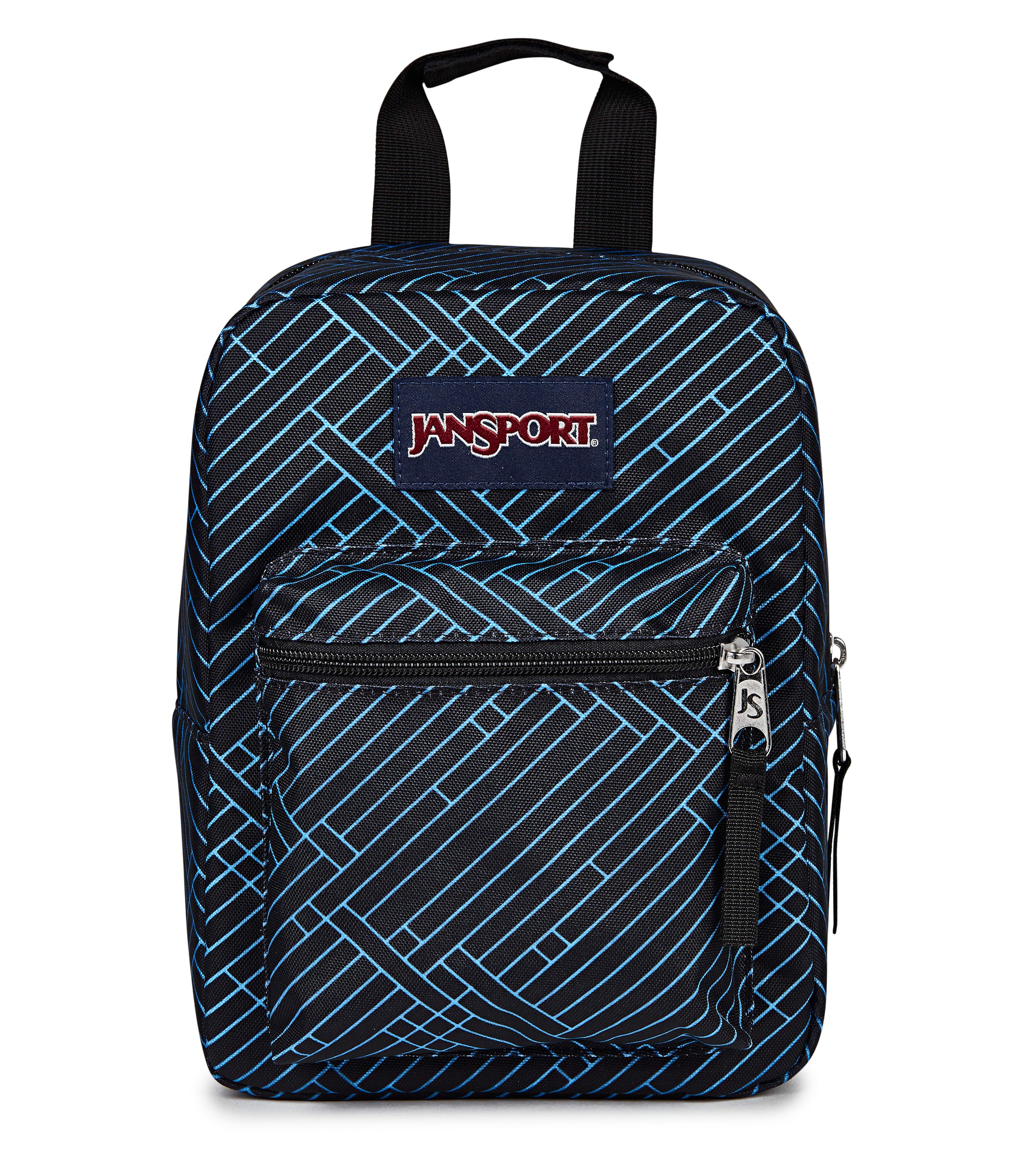 Jansport Lunch Bag Team Stripes Black JanSport Big Break Lunch Bag - Team Stripes Black