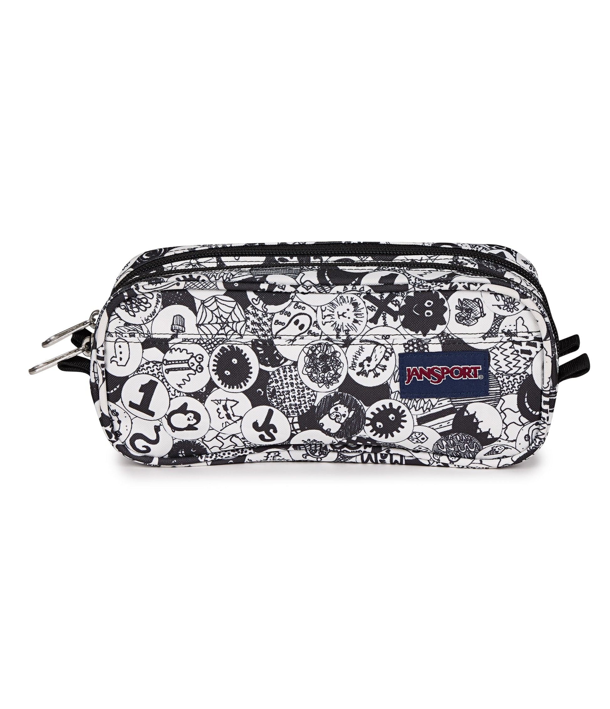 Jansport Pencil Case Doodle Dots JanSport Large Accessory Pouch - Doodle Dots