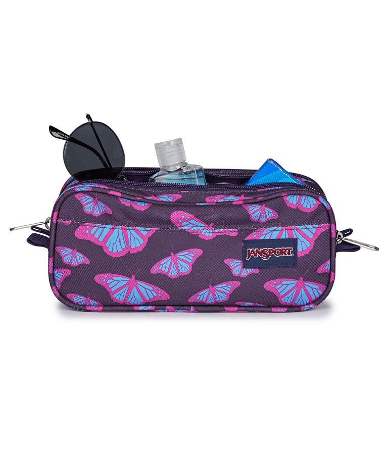 Jansport Pencil Case Flutter By Purple JanSport Large Accessory Pouch - Flutter By Purple