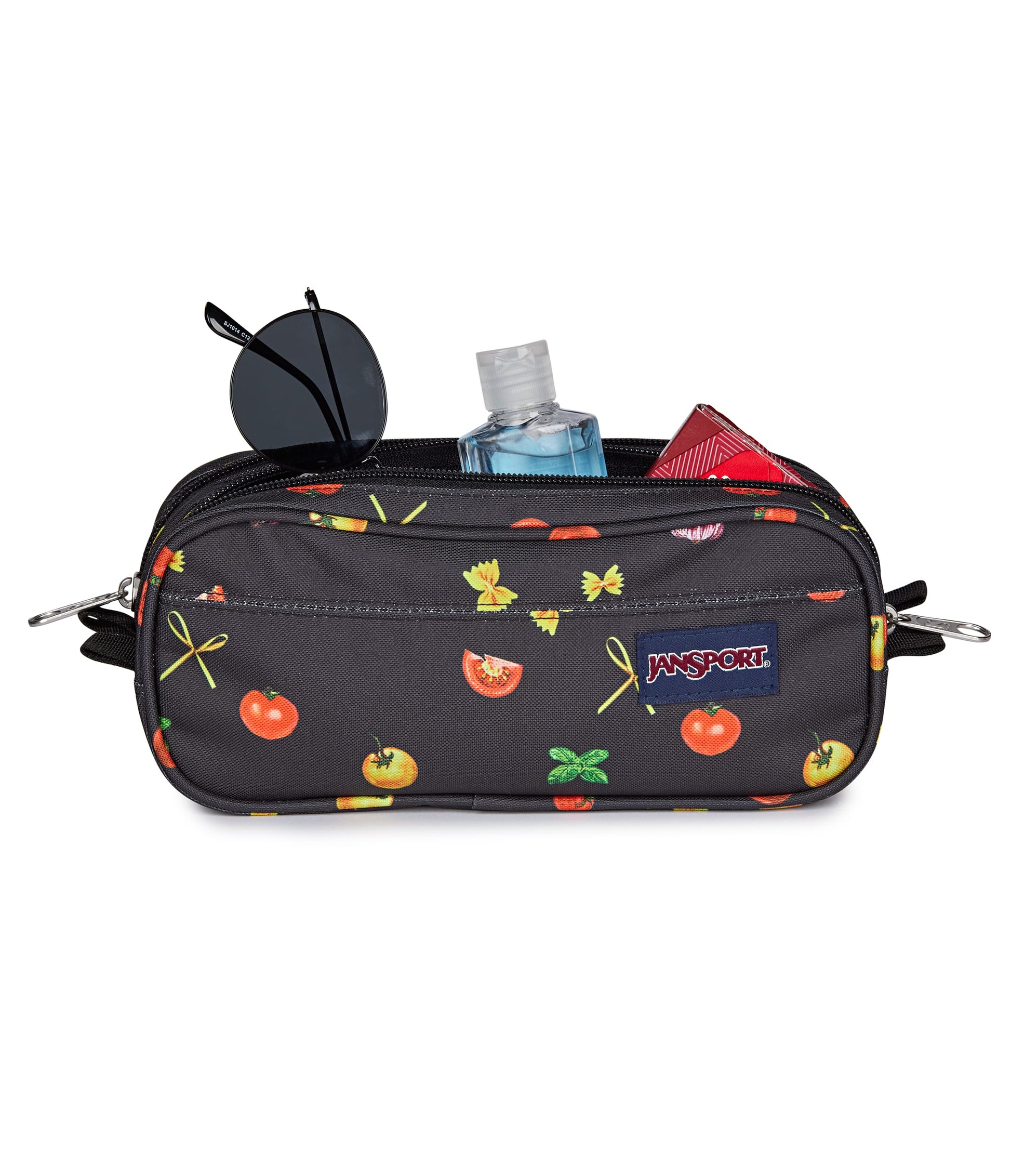 Jansport Pencil Case Pasta Party JanSport Large Accessory Pouch - Pasta Party