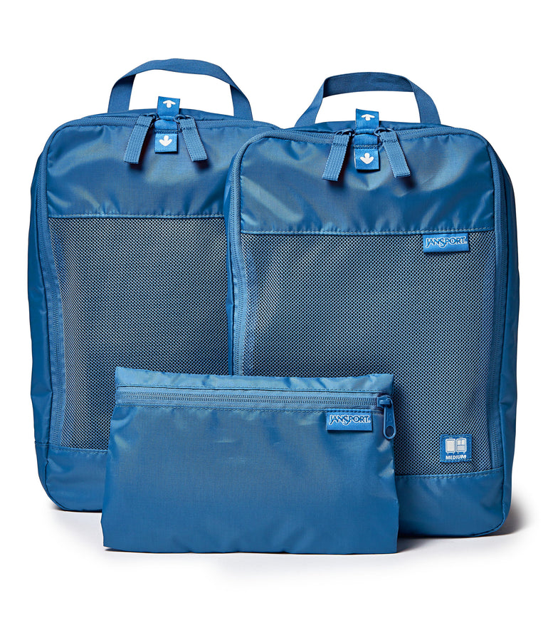 Jansport Travel Accessories Elemental Blue JanSport Good Latitude Packing Cubes - Elemental Blue