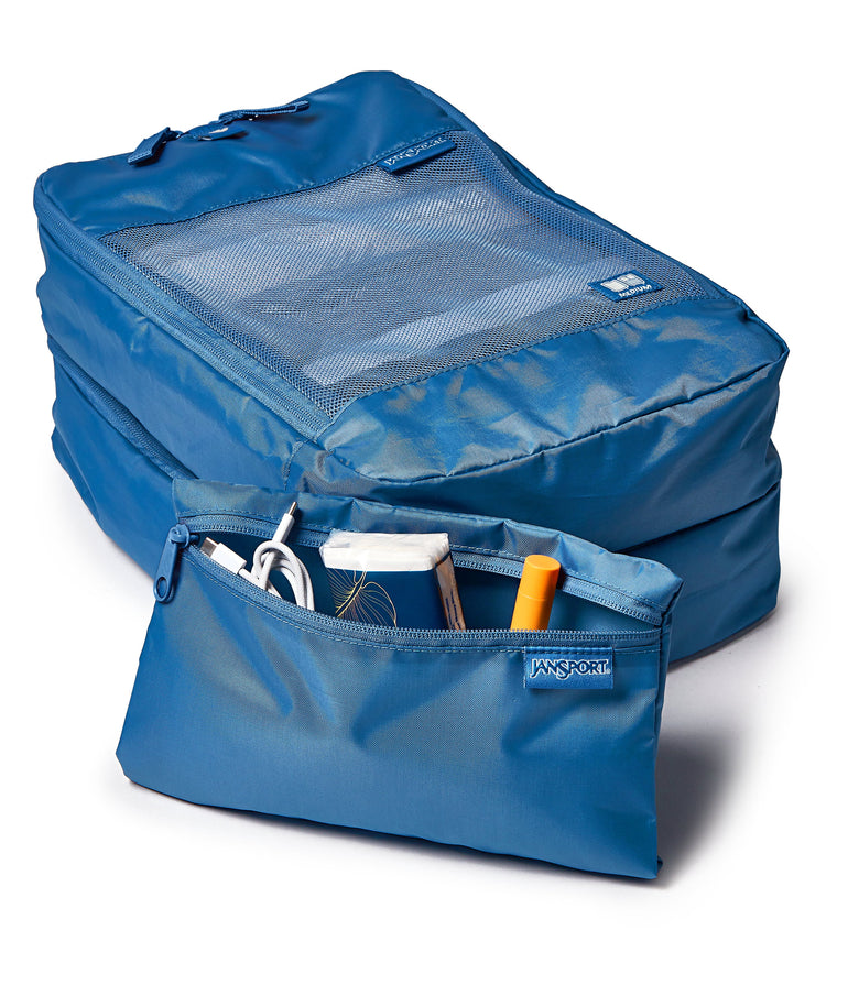 Jansport Travel Accessories Elemental Blue JanSport Good Latitude Packing Cubes - Elemental Blue