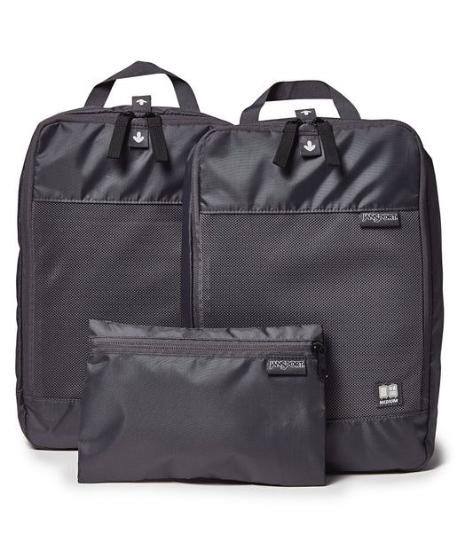 Jansport Travel Accessories Smokey Grit JanSport Good Latitude Packing Cubes - Smokey Grit