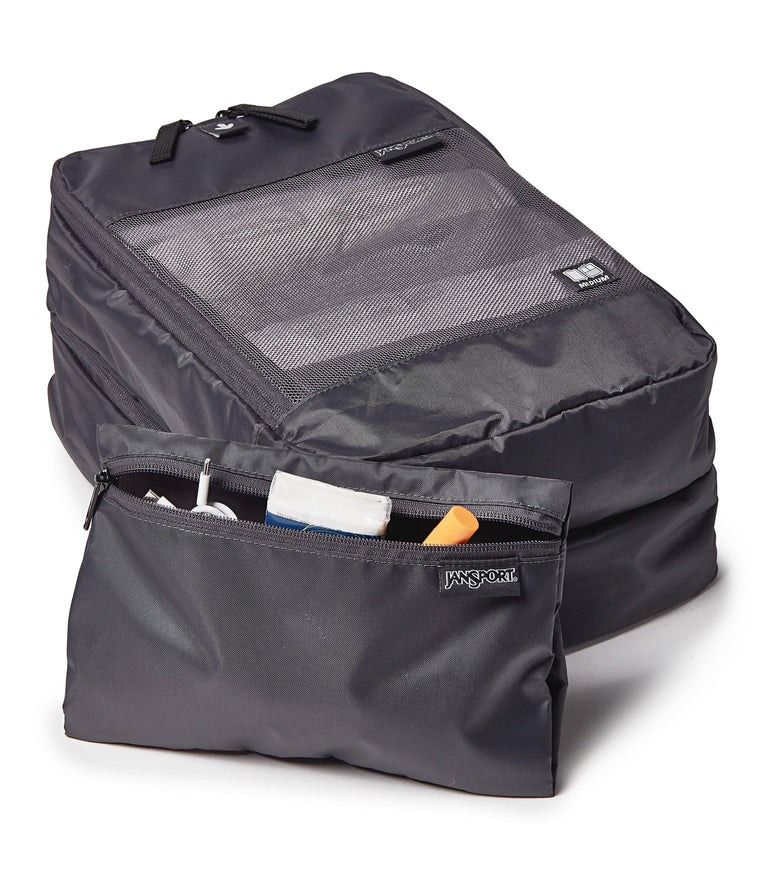 Jansport Travel Accessories Smokey Grit JanSport Good Latitude Packing Cubes - Smokey Grit