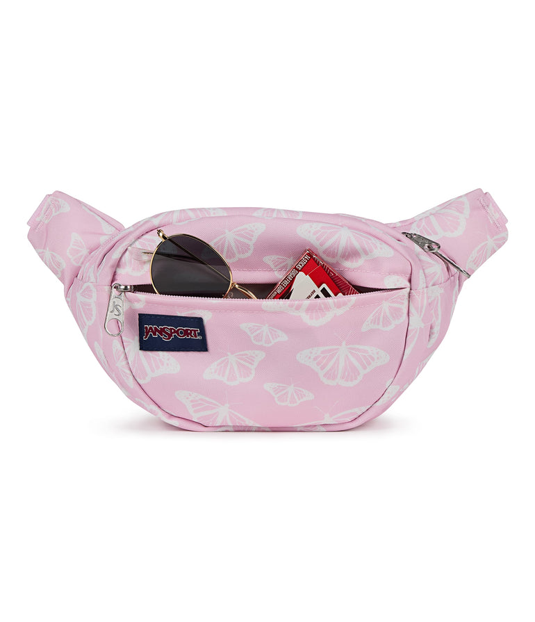 Jansport Waist Pouches Flutter By Pink Ice JanSport Fifth Avenue Fanny Pack - Flutter By Pink Ice