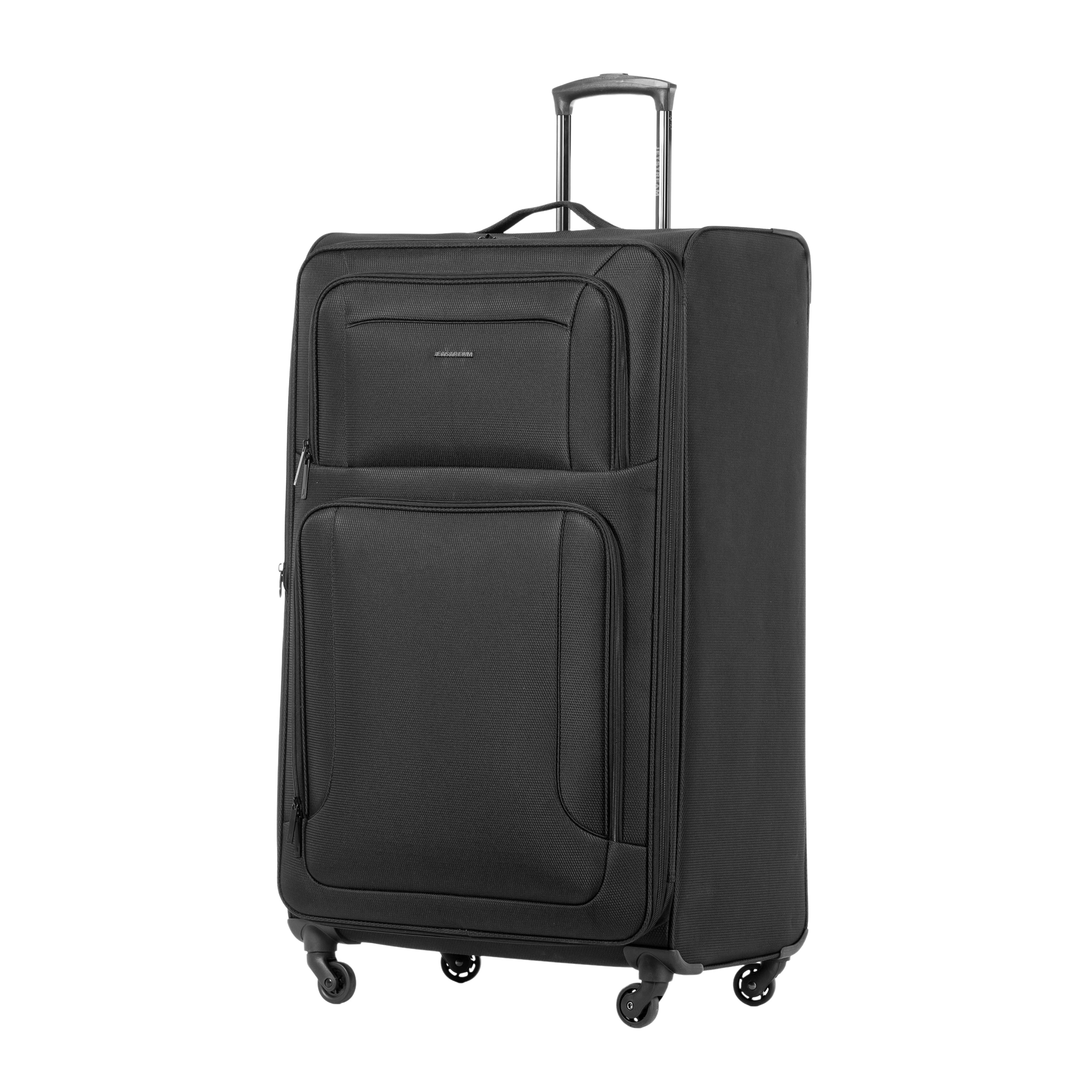 Jetstream Luggage Black Jetstream 28 Inch Spinner Expandable Luggage