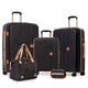 Jetstream Luggage Black/Tan Jetstream Signature Series 5-Piece Luggage Set