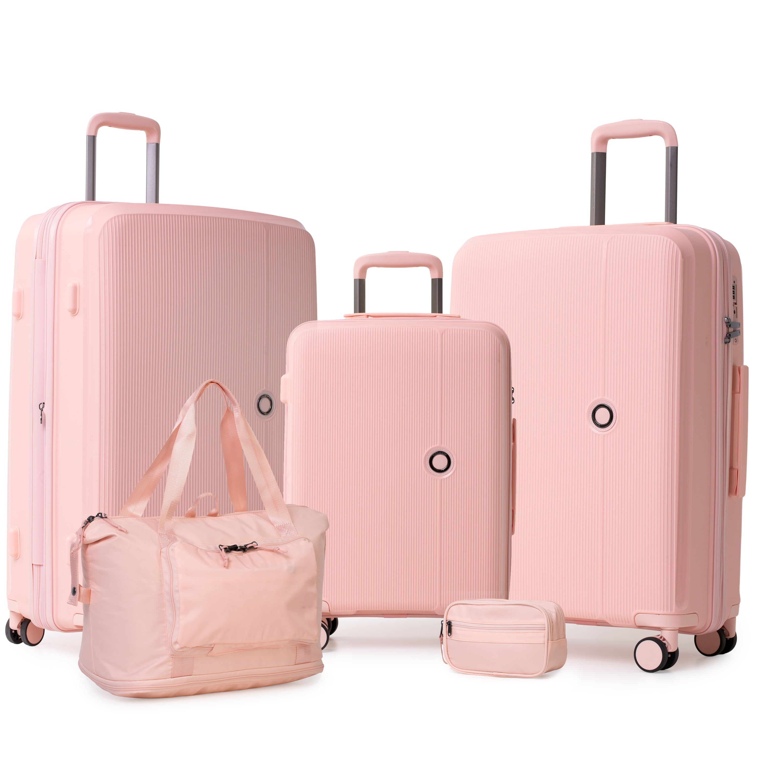 Jetstream Luggage Blush Jetstream Signature Series 5-Piece Luggage Set