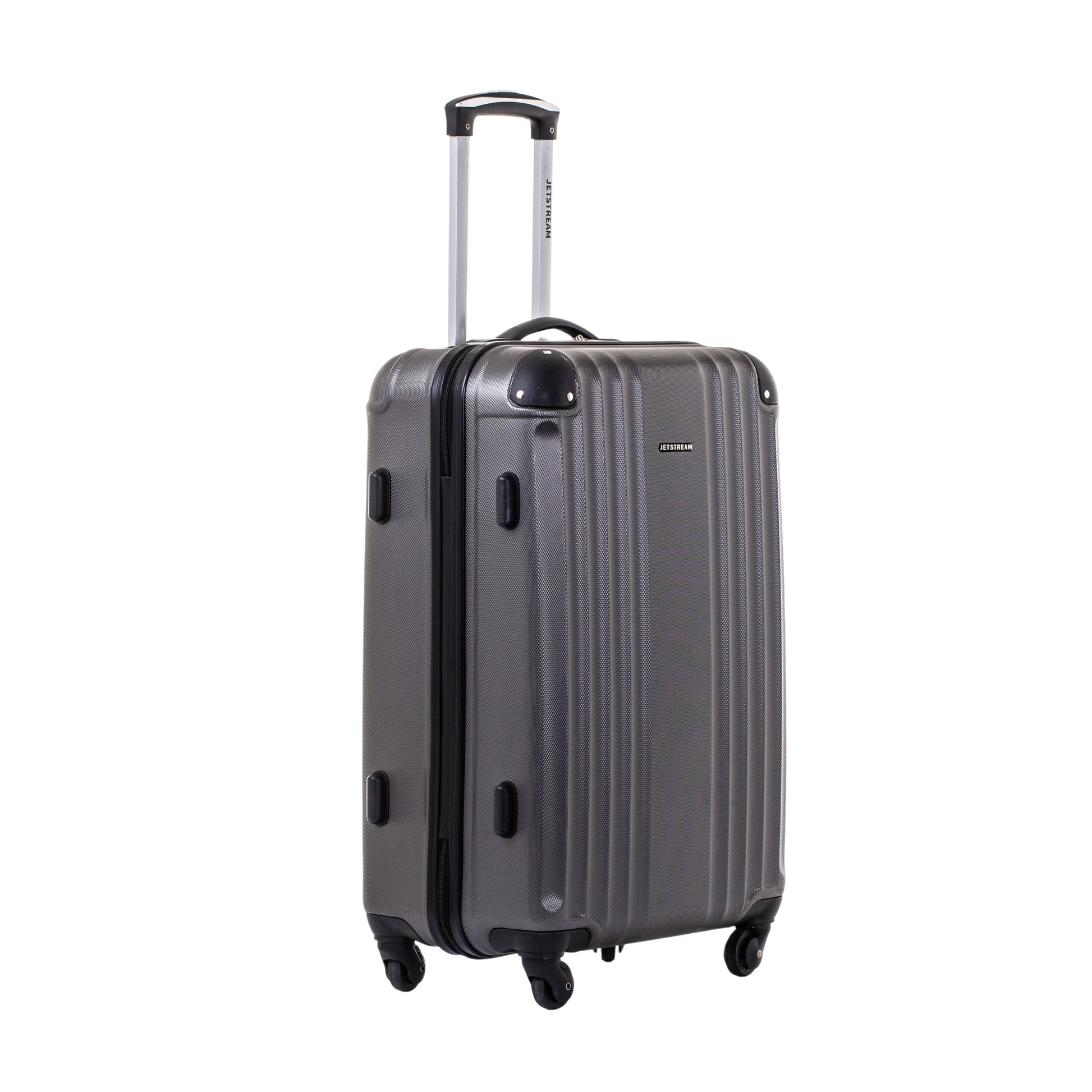 Jetstream Luggage Charcoal Jetstream 3-Piece Spinner Luggage Set
