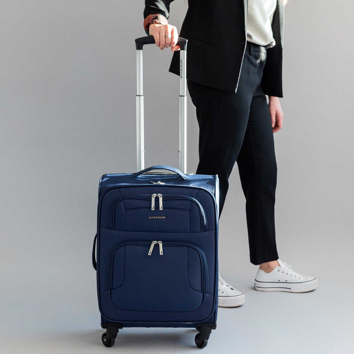Jetstream Luggage Jetstream 20 Inch Lightweight Spinner Luggage Carry-On Luggage