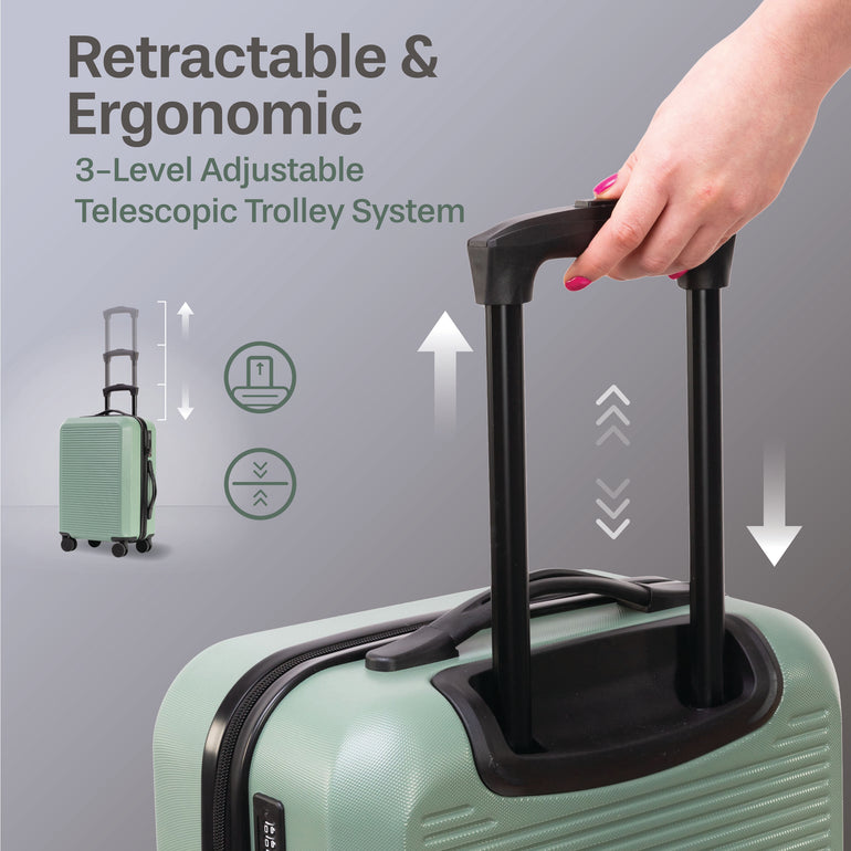 Jetstream Luggage Jetstream 3-Piece Carry-On Luggage & Packing Cube Set