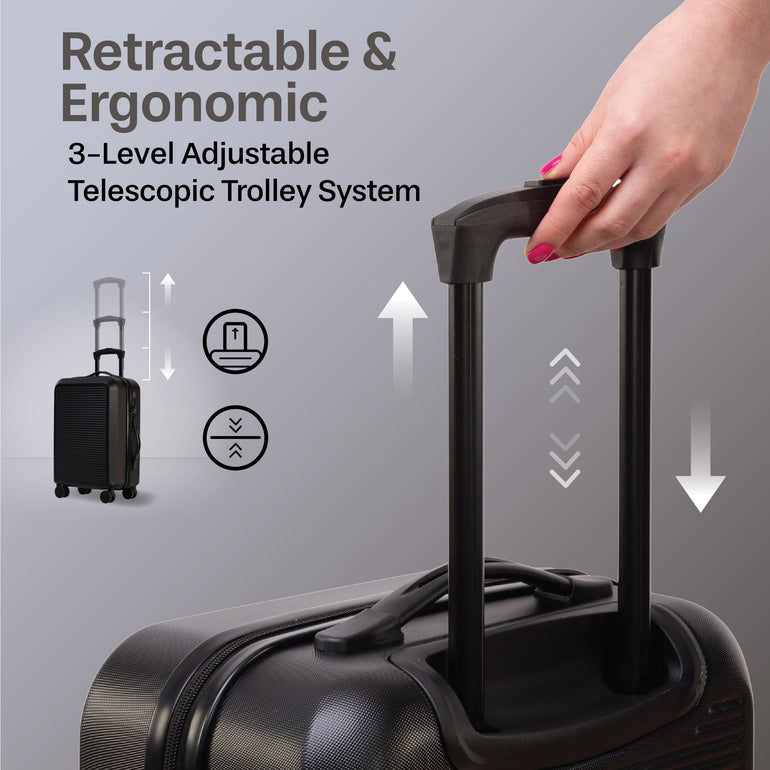 Jetstream Luggage Jetstream 3-Piece Carry-On Luggage & Packing Cube Set