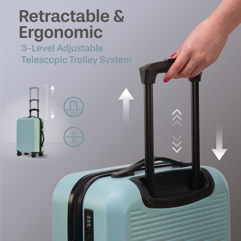 Jetstream Luggage Jetstream 3-Piece Carry-On Luggage & Packing Cube Set