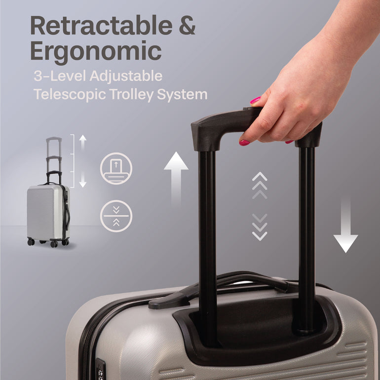 Jetstream Luggage Jetstream 3-Piece Carry-On Luggage & Packing Cube Set
