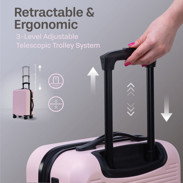 Jetstream Luggage Jetstream 3-Piece Carry-On Luggage & Packing Cube Set