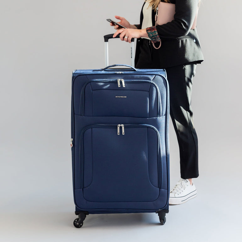 Jetstream Luggage Jetstream 3 Piece Spinner Expandable Luggage Set