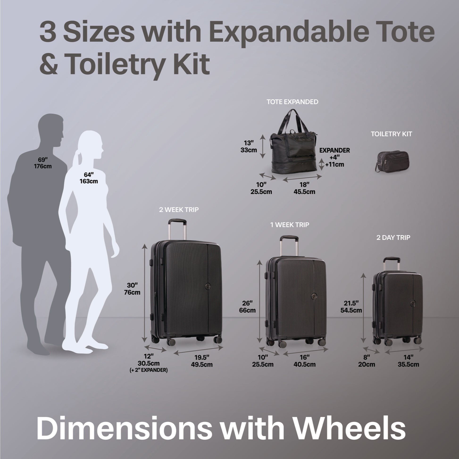 Jetstream Luggage Jetstream Signature Series 5-Piece Luggage Set