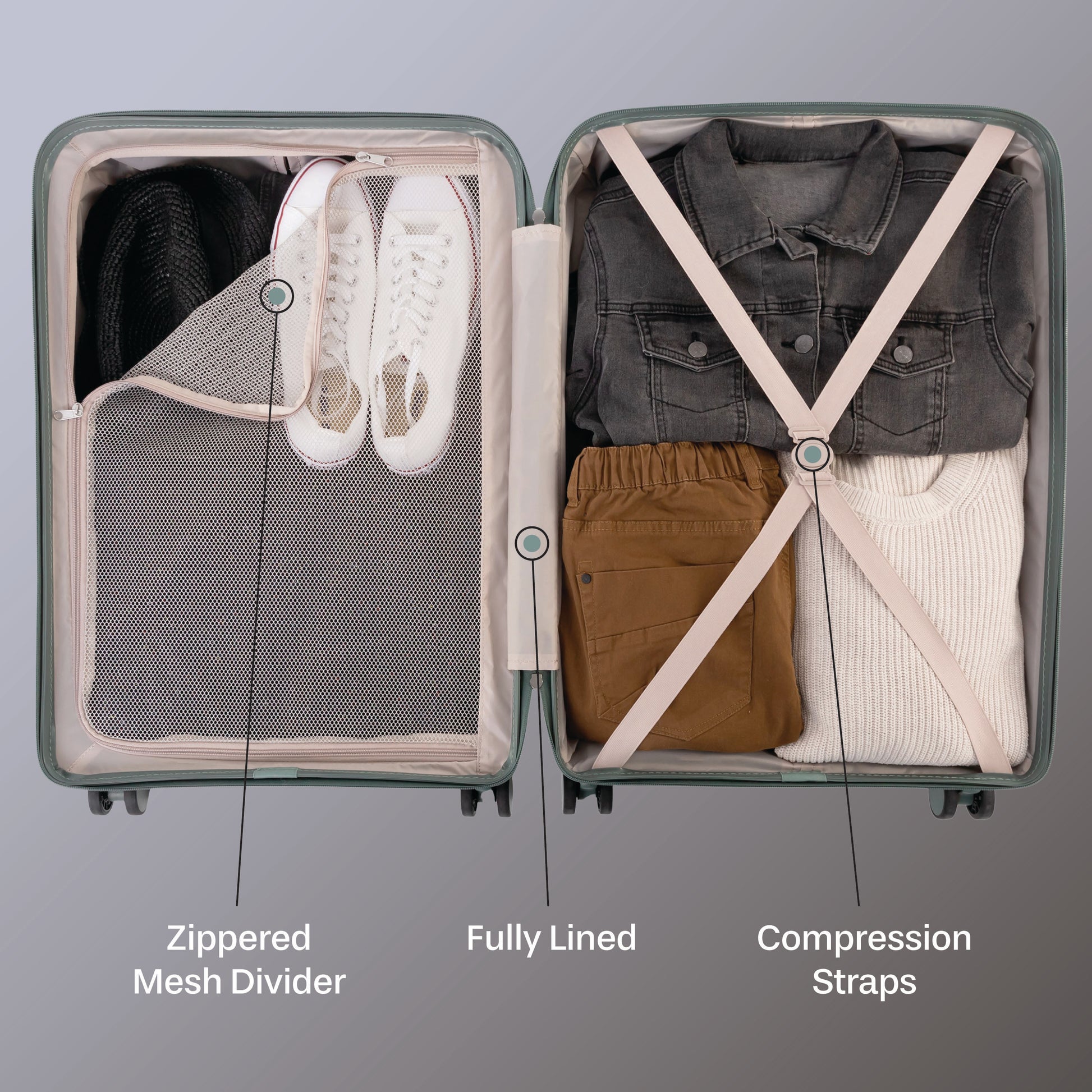Jetstream Luggage Jetstream Signature Series 5-Piece Luggage Set