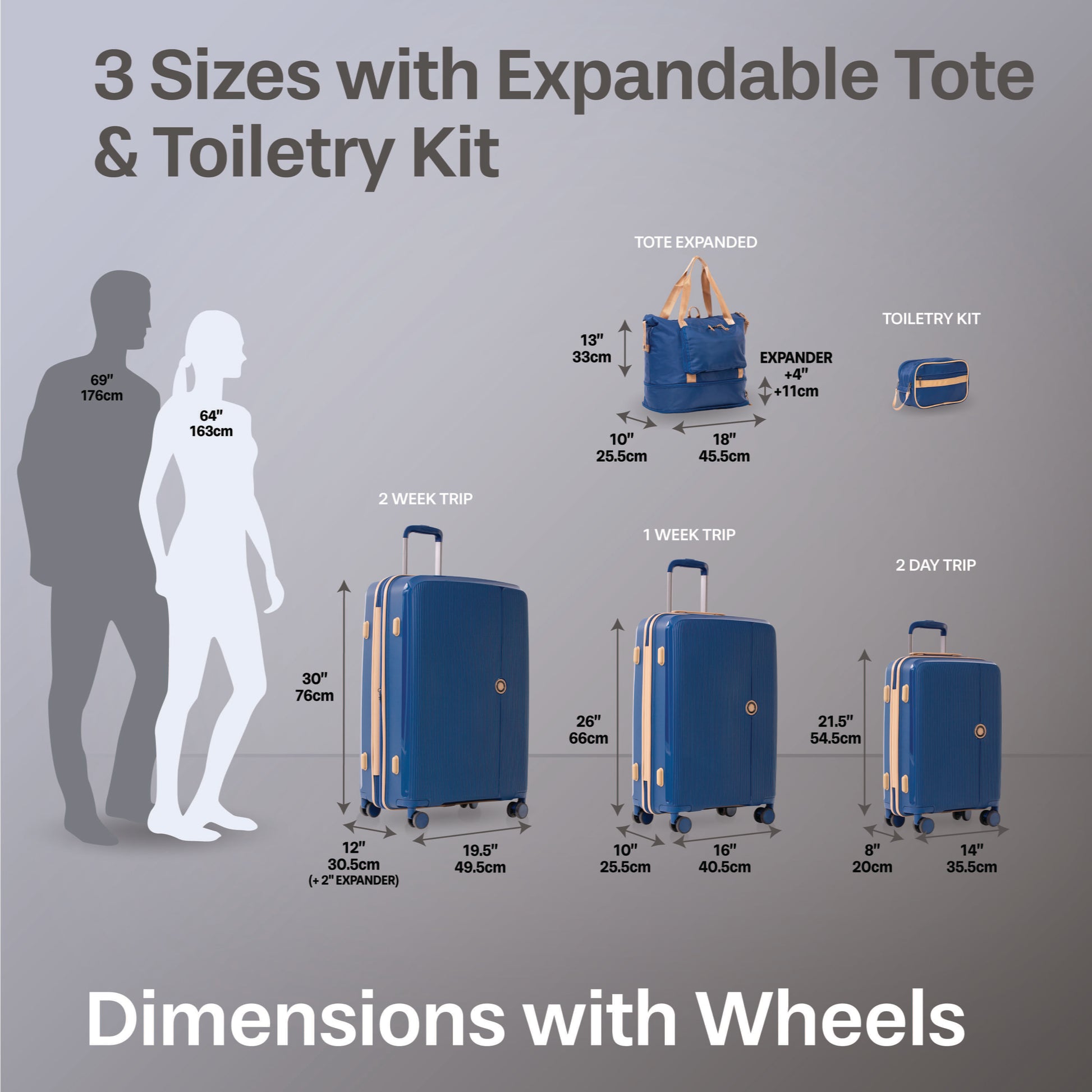 Jetstream Luggage Jetstream Signature Series 5-Piece Luggage Set