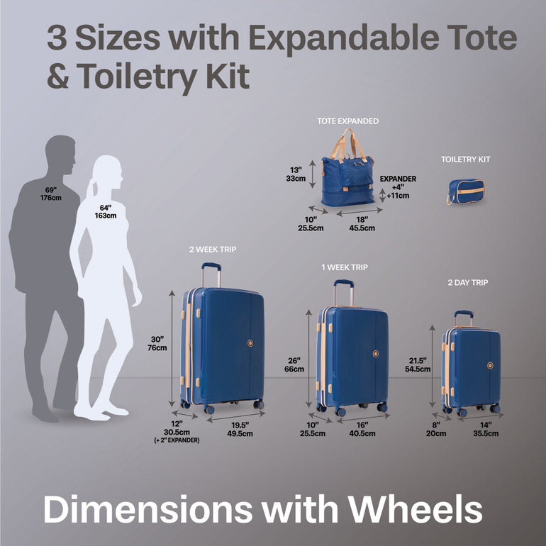 Jetstream Luggage Jetstream Signature Series 5-Piece Luggage Set