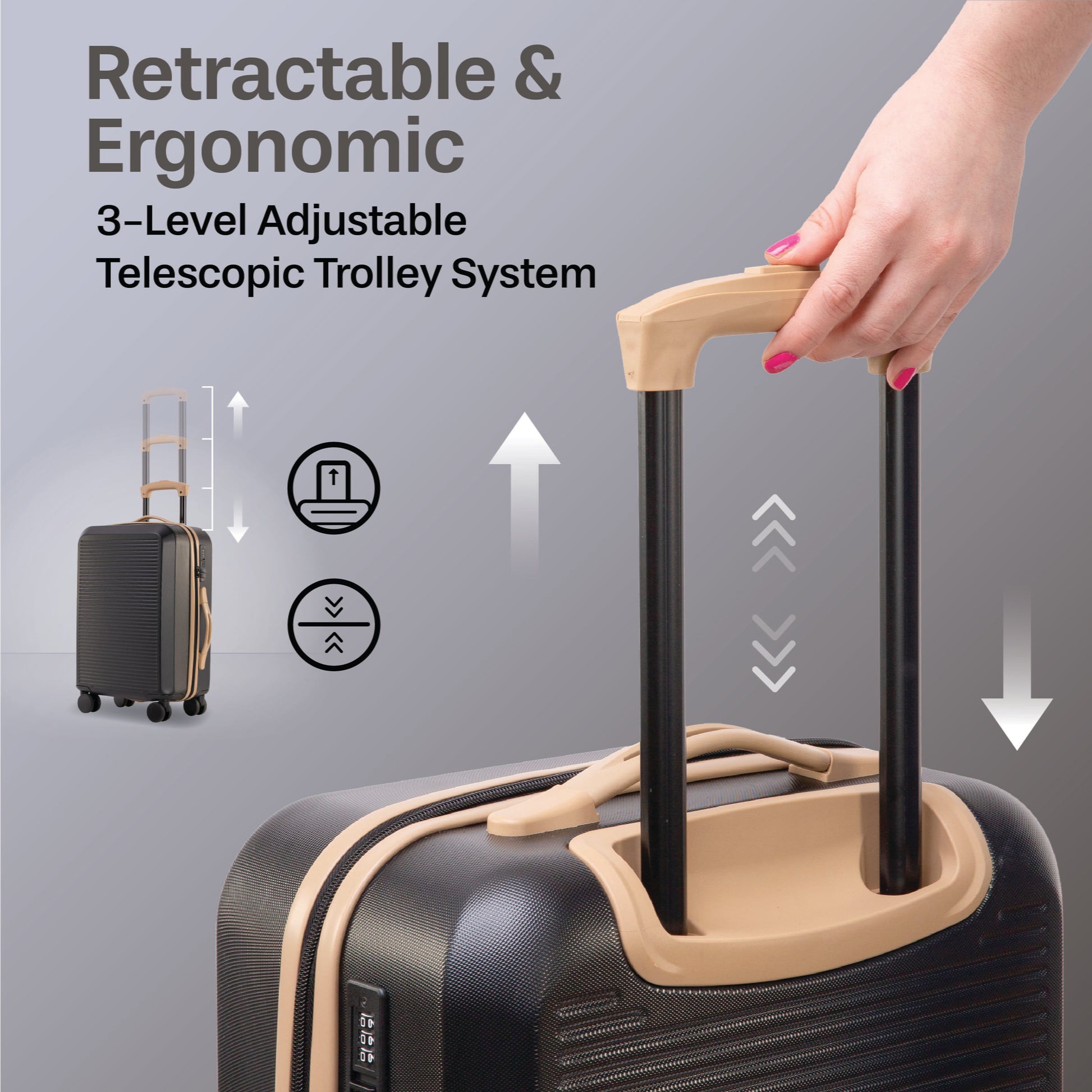 Jetstream Luggage Jetstream Studio Collection 3-Piece Luggage Set