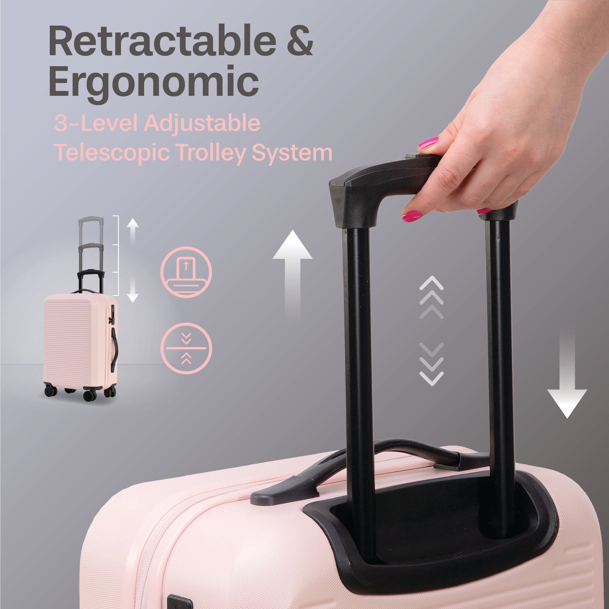 Jetstream Luggage Jetstream Studio Collection 3-Piece Luggage Set