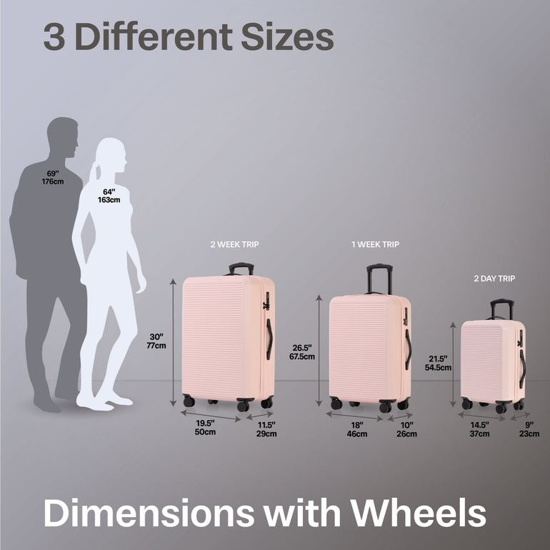 Jetstream Luggage Jetstream Studio Collection 3-Piece Luggage Set