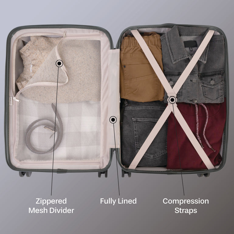 Jetstream Luggage Jetstream Studio Collection 3-Piece Luggage Set