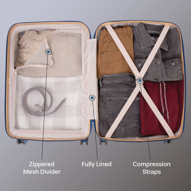 Jetstream Luggage Jetstream Studio Collection 3-Piece Luggage Set