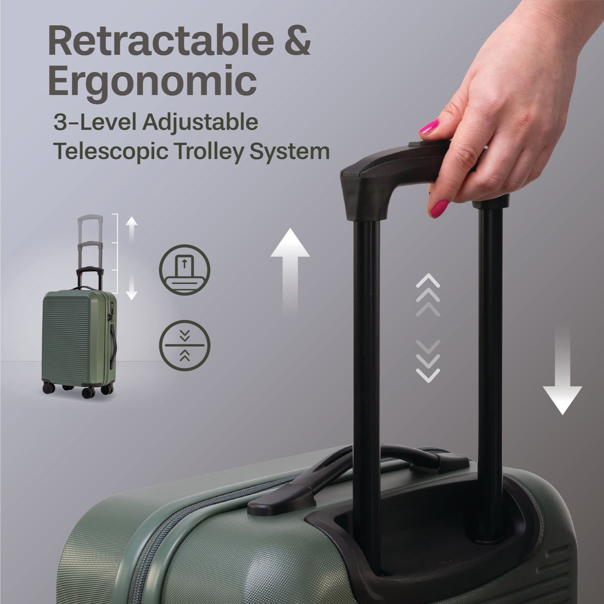 Jetstream Luggage Jetstream Studio Collection 3-Piece Luggage Set