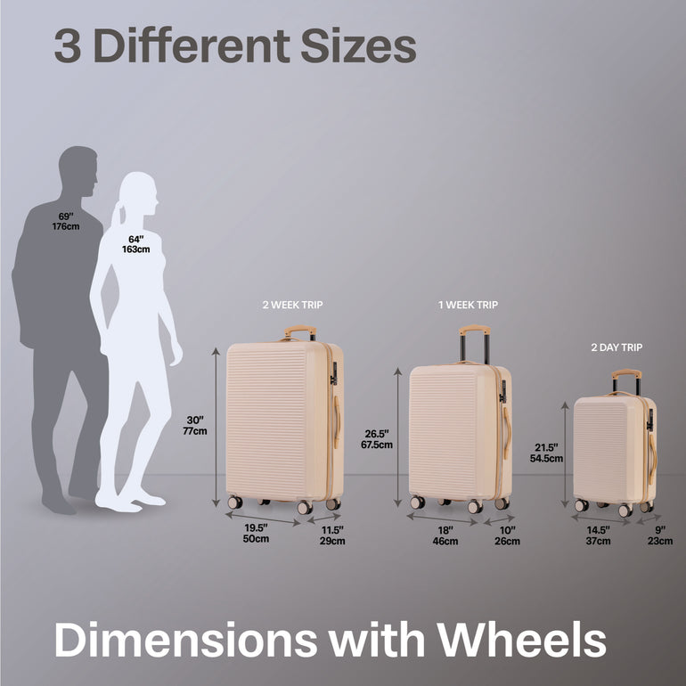 Jetstream Luggage Jetstream Studio Collection 3-Piece Luggage Set