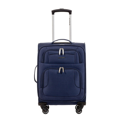 Jetstream Luggage Navy Jetstream 20 Inch Lightweight Spinner Luggage Carry-On Luggage