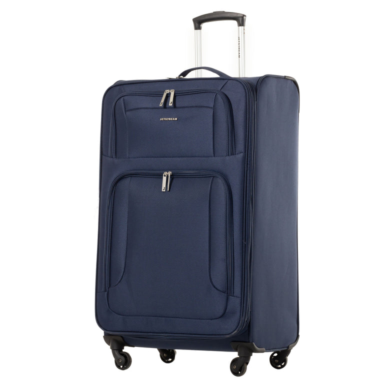 Jetstream Luggage Navy Jetstream 28 Inch Spinner Expandable Luggage