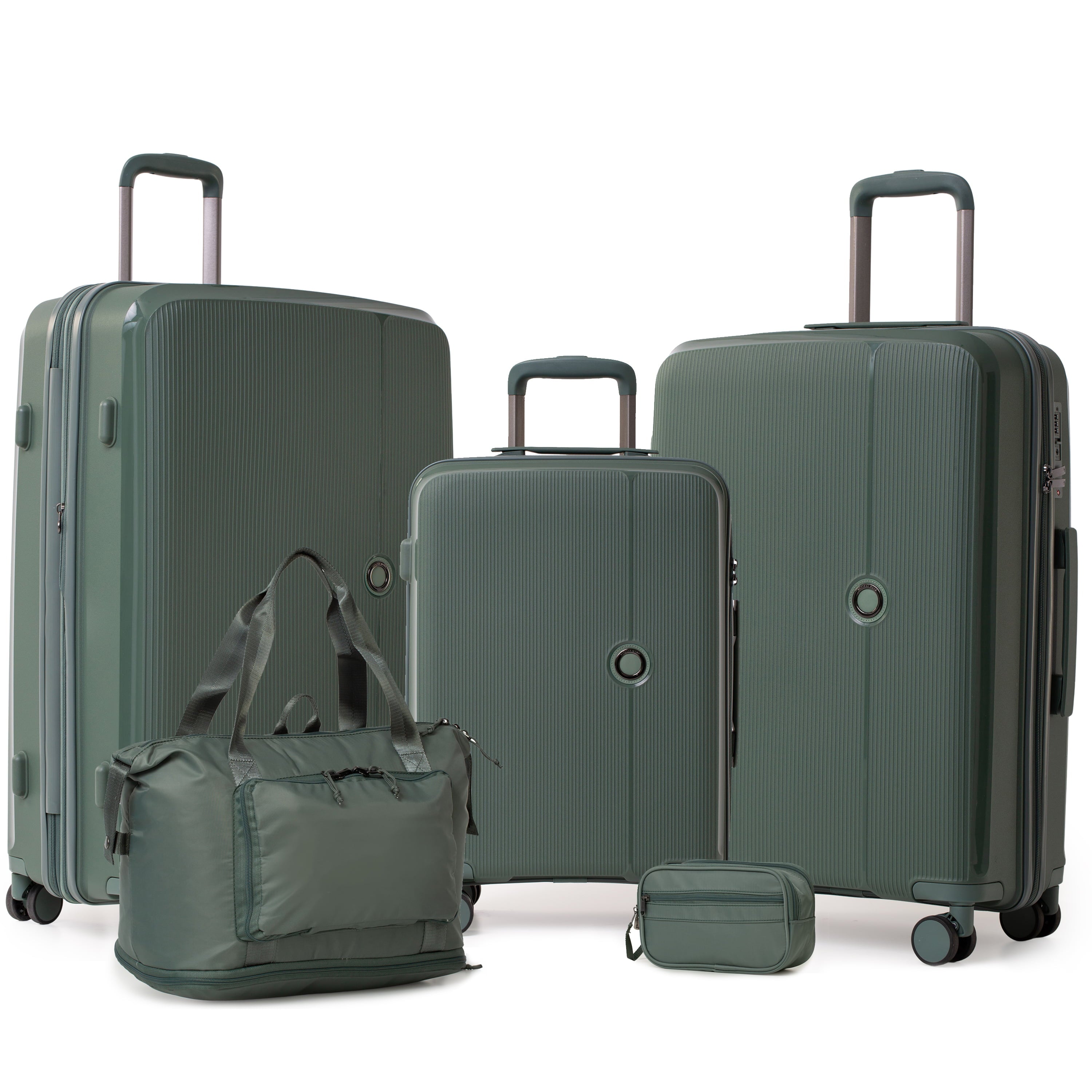 Jetstream Luggage Olive Jetstream Signature Series 5-Piece Luggage Set