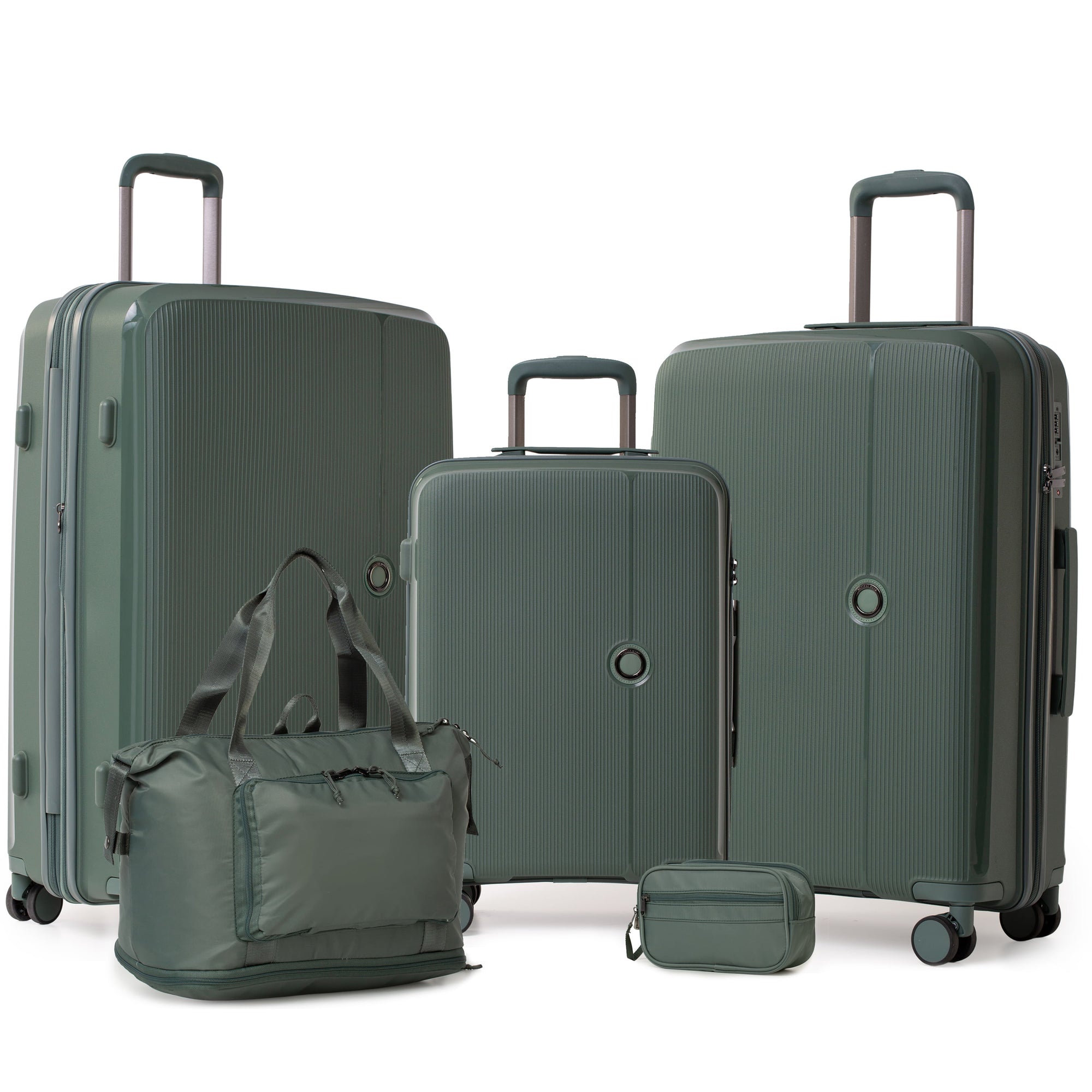 Jetstream Luggage Olive Jetstream Signature Series 5-Piece Luggage Set