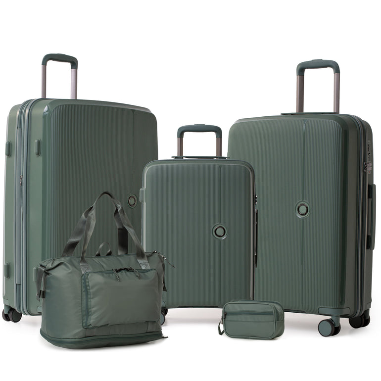 Jetstream Luggage Olive Jetstream Signature Series 5-Piece Luggage Set