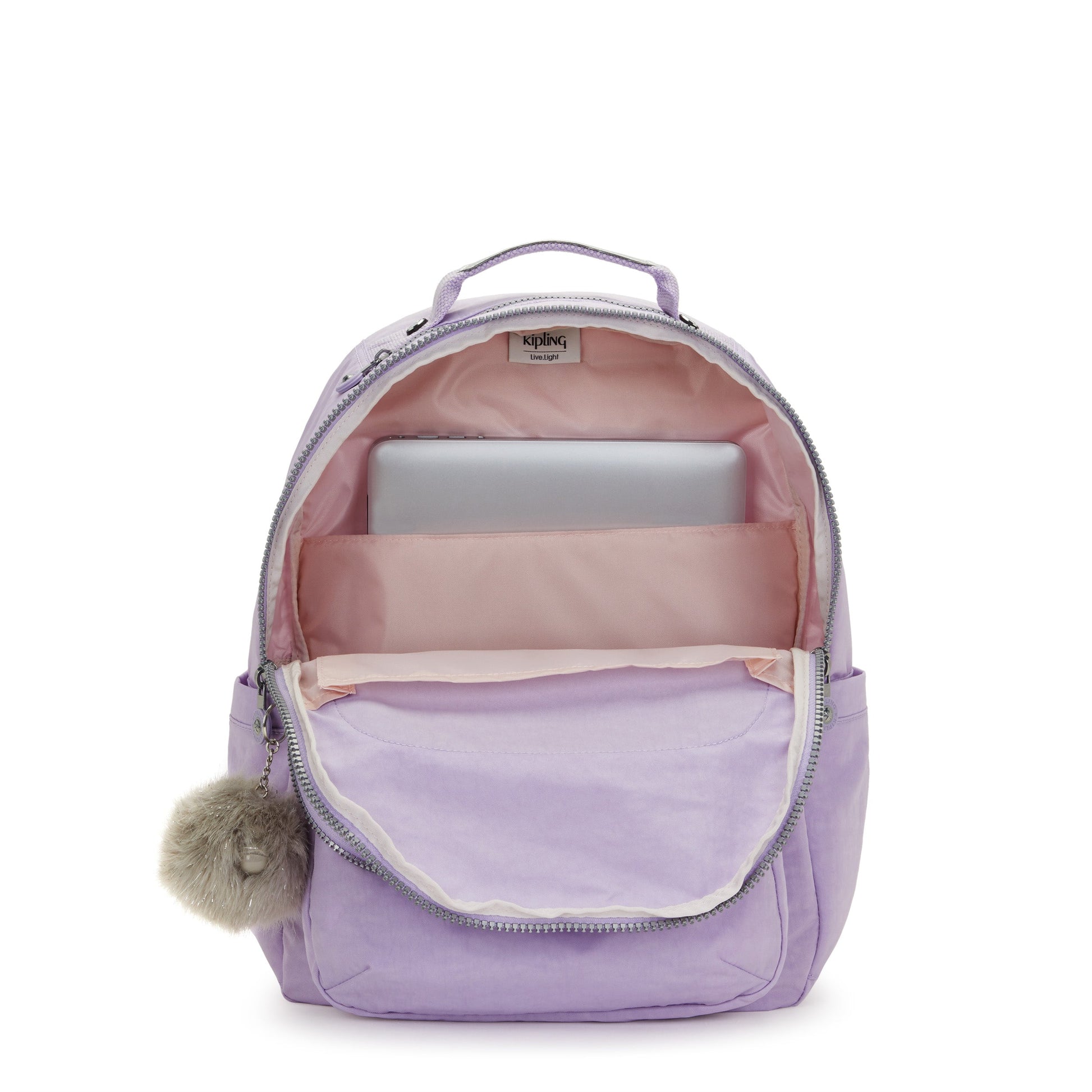 Kipling Backpacks Bridal Lavender Kipling Seoul Large 15" Laptop Backpack - Bridal Lavender