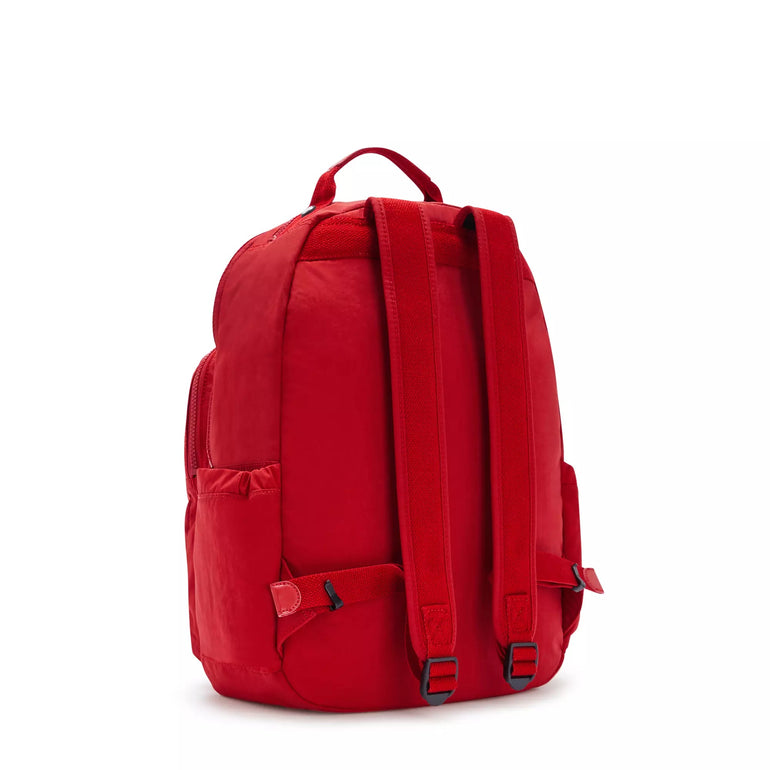 Kipling Backpacks Cherry Tonal Kipling Seoul Large 15" Laptop Backpack - Cherry Tonal