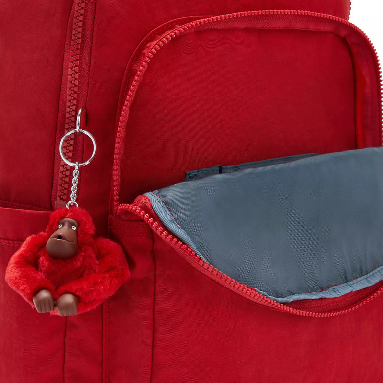 Kipling Backpacks Cherry Tonal Kipling Seoul Large 15" Laptop Backpack - Cherry Tonal
