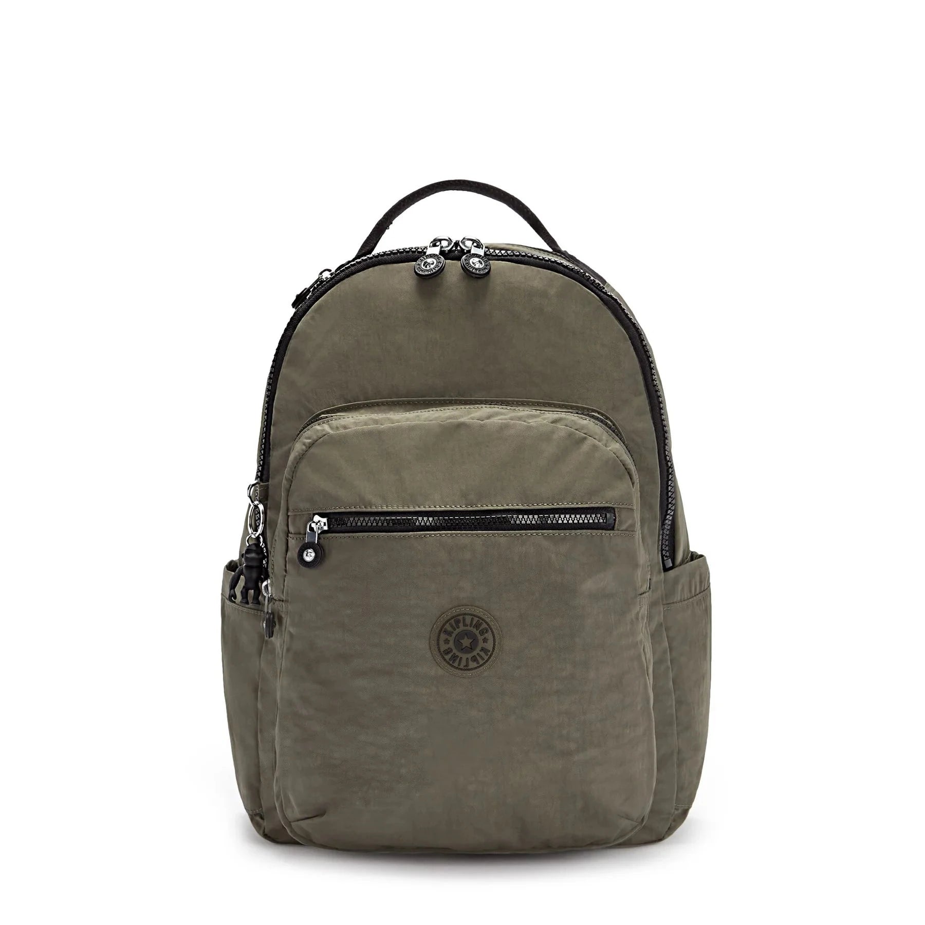 Kipling Backpacks Green Moss Kipling Seoul Large 15" Laptop Backpack - Green Moss