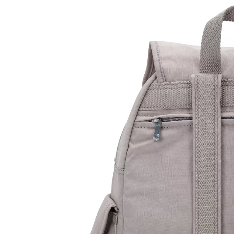 Kipling Backpacks Grey Gris Kipling City Pack Medium Backpack - Grey Gris