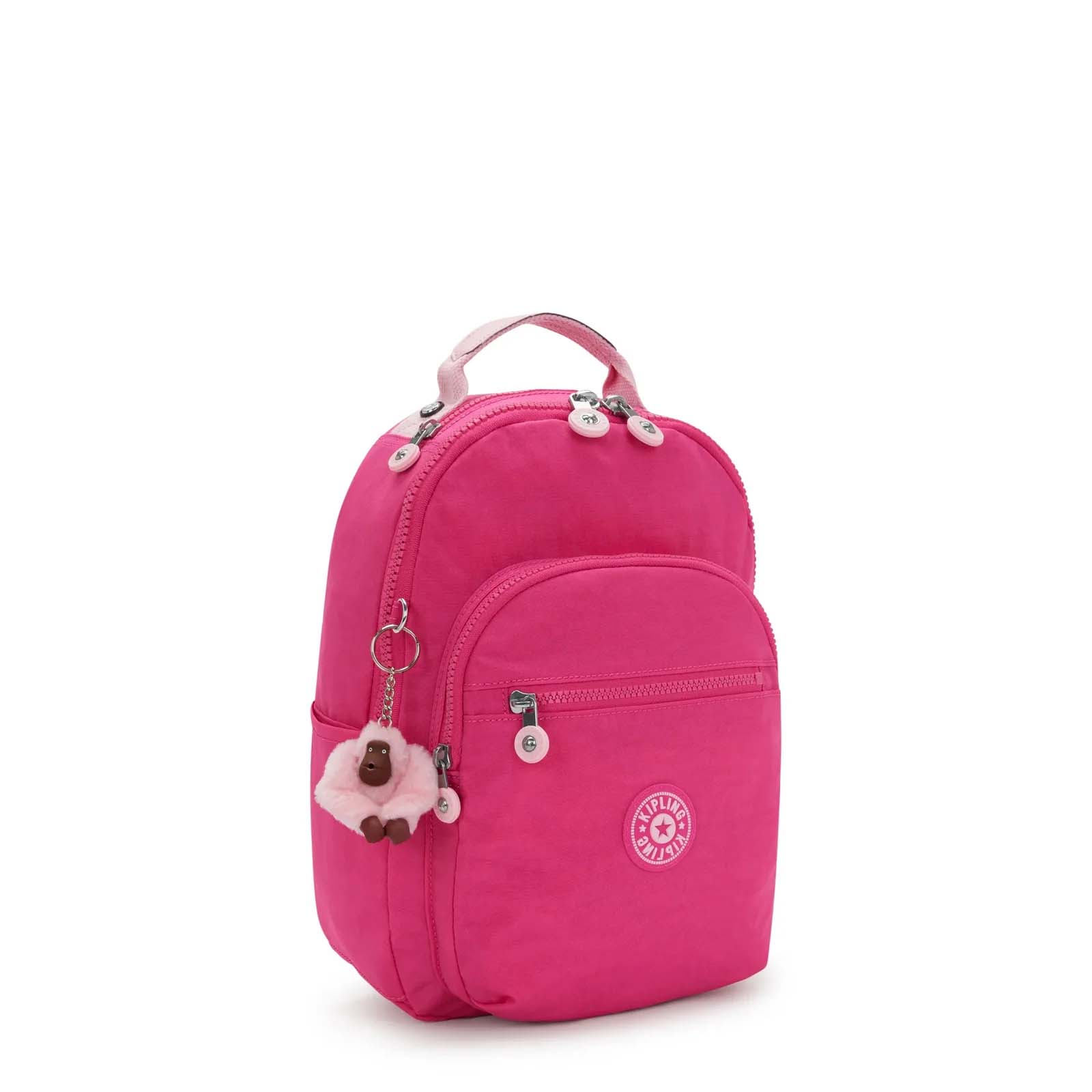 Kipling Backpacks Intense Rose Kipling Seoul Small Tablet Backpack - Intense Rose