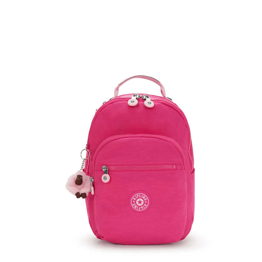 Kipling Backpacks Intense Rose Kipling Seoul Small Tablet Backpack - Intense Rose
