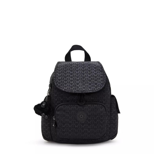 Kipling Backpacks Signature Embossed Kipling City Pack Mini Printed Backpack - Signature Embossed