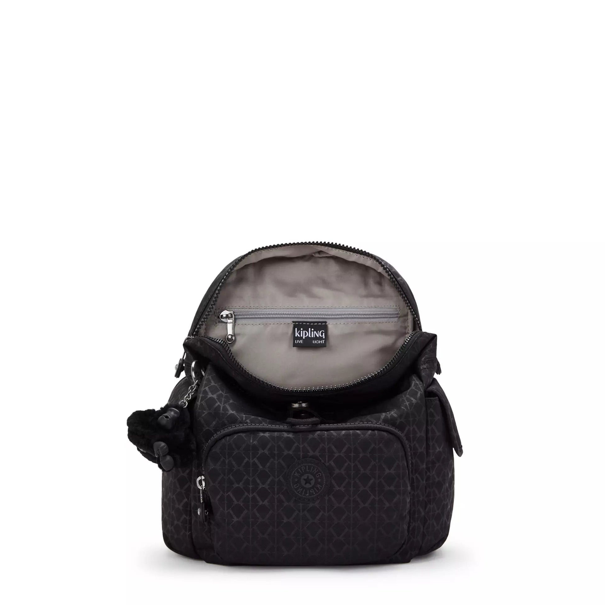 Kipling Backpacks Signature Embossed Kipling City Pack Mini Printed Backpack - Signature Embossed