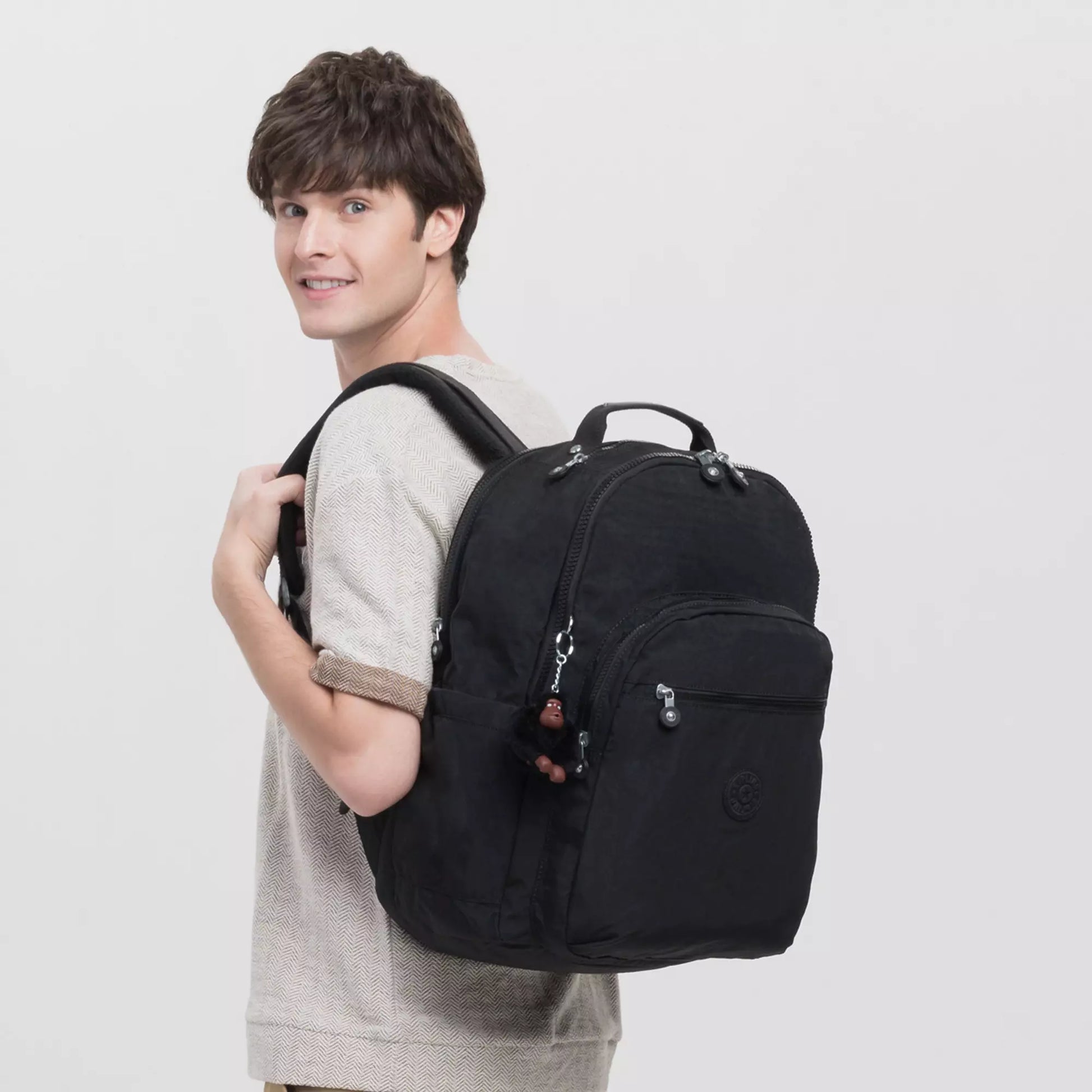 Kipling Backpacks True Black 2 Kipling Seoul Extra Large 17" Laptop Backpack - True Black 2