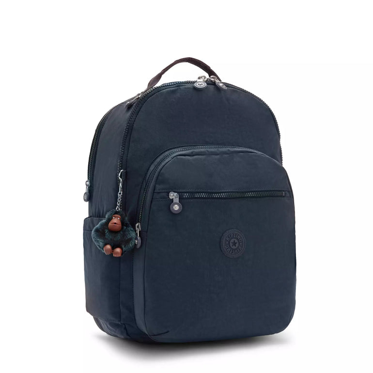 Kipling Backpacks True Blue Tonal 2 Kipling Seoul Extra Large 17" Laptop Backpack - True Blue Tonal 2